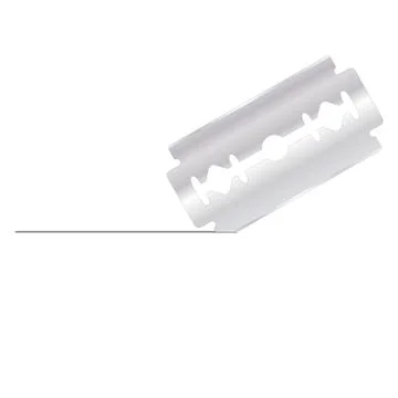 Razor blade. Stock Illustration