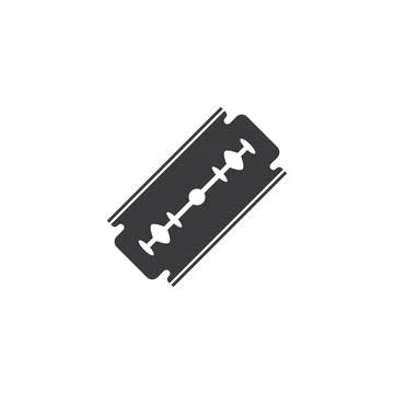 Razor blade logo Stock Illustration