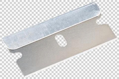 Razor blade for scraper. Safety scraper knife tool Stock Photos