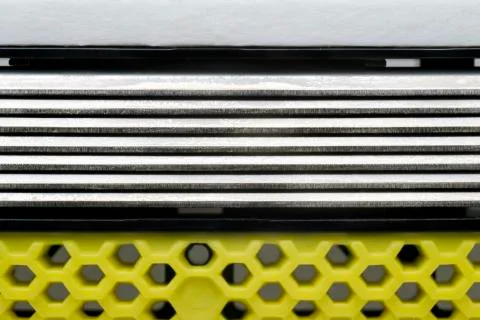 Razor blades macro Foto stock