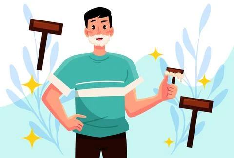 Razor Concept Illustration Stock Illustration