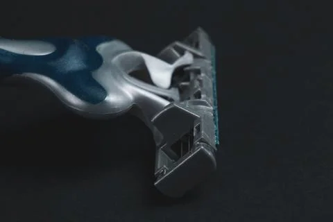 Razor on a dark background Stock Photos