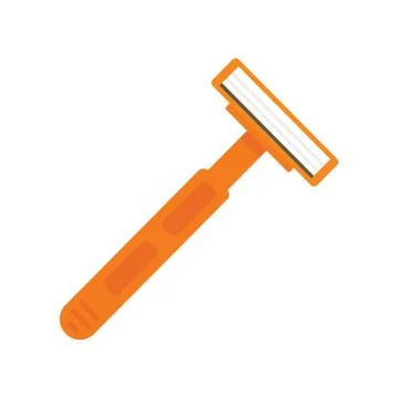 Razor icon in flat style Stock Illustration