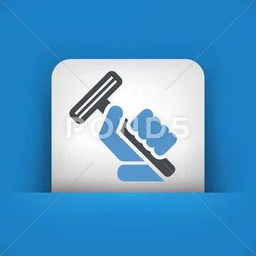 Razor icon Stock Illustration