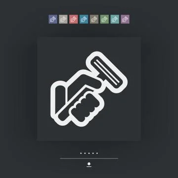 Razor icon Stockillustratie