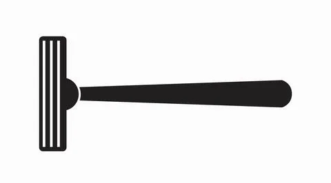 Razor Icon. Illustrazione stock