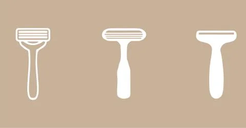 Razor icon isolated on background Stock Illustration