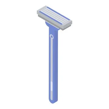 Razor icon, isometric style Ilustración de archivo