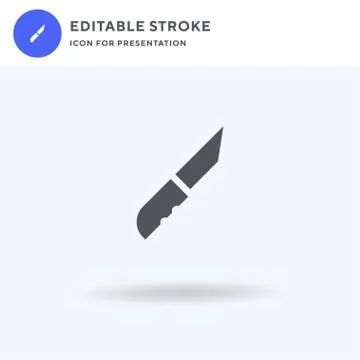 Razor icon vector, filled flat sign, solid pictogram isolated on white, logo  Stock Illustration