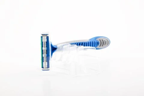 Razor isolated on white Stock Photos