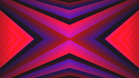 Razor Sharp Shards of Bright Pointed Triangles to Centre Stock Footage 144010141