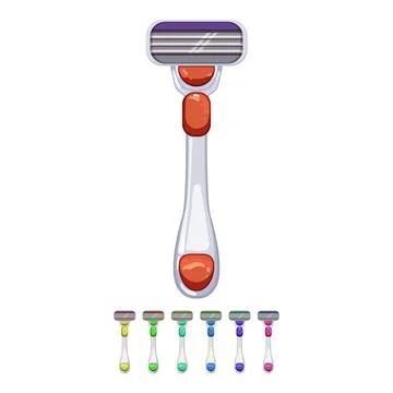 Razor shaver cartoon vector graphic Stock Illustration