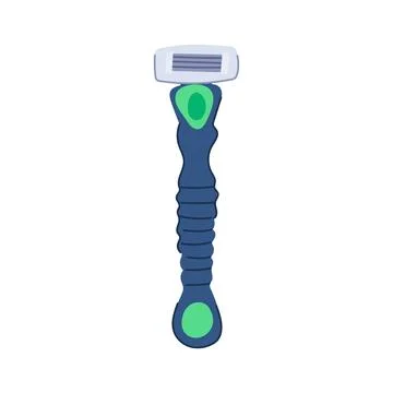Razor shaver handle cartoon vector illustration Illustration