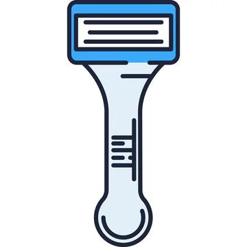 Razor for shaving icon vector shave blade Stock Illustration