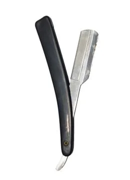 Razor on a white background Stock Photos