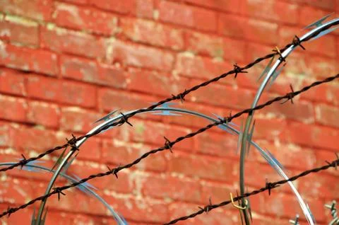 Razor Wire Stock Photos