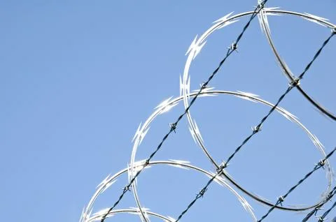 Razor Wire Stock Photos