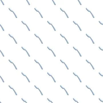 Razors creating seamless repeating pattern for personal care Stock Illustration