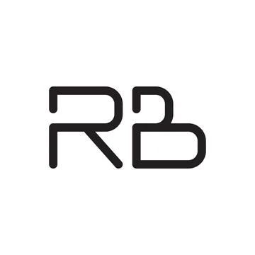 Rb initial letter vector logo icon Stock Illustration