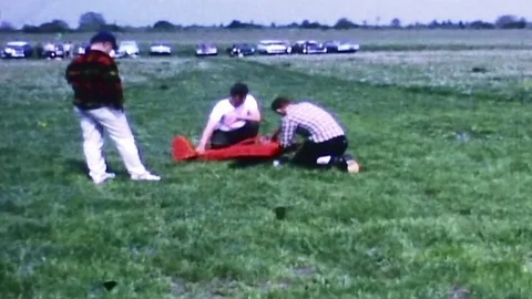 RC Flying with friends Stock Footage 83332961