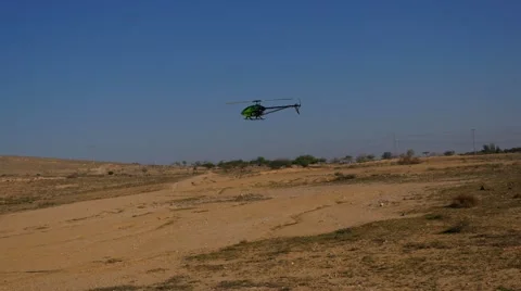 Rc Helicopter Acrobatic maneuver Stock Footage 45517113