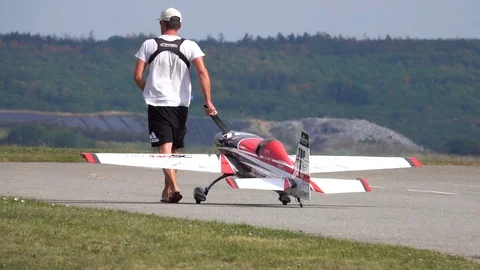 RC model aircraft Stock Footage 102026669