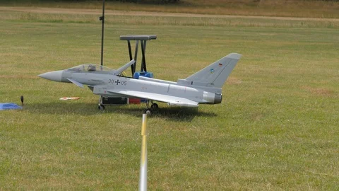 RC Model of a F-4F Phantom II Video stock 119106751