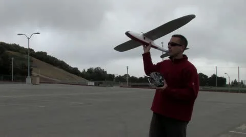 RC Plane 3 Stock Footage 11286047