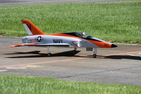 Rc real jet plane Stock Photos