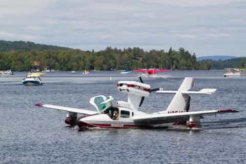 RC Seaplane Stock Photos