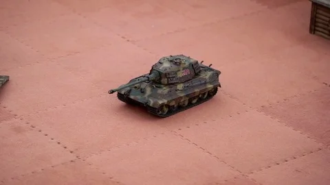 RC Tank game Stock Footage 84317499