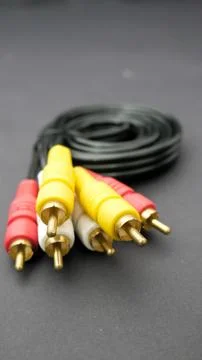 RCA Cable Stock-Fotos