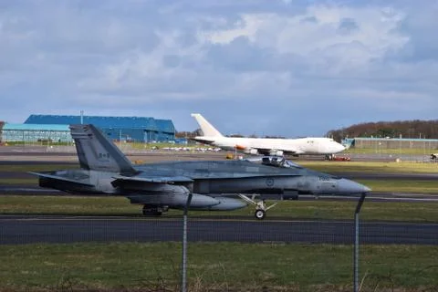 RCAF F-18 Stock Photos