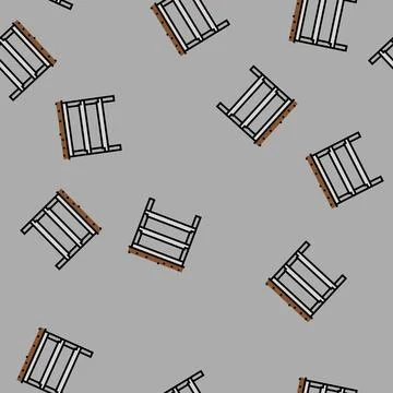 Rcc beam building structure vector seamless pattern Ilustración de archivo