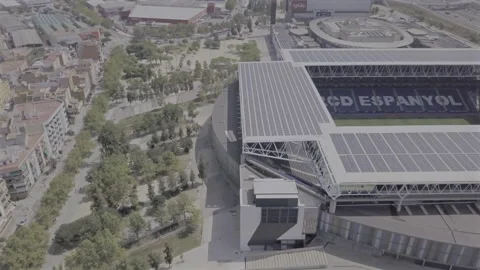 RCD ESPANYOL STADIUM HORIZONTAL 動画素材 285884469