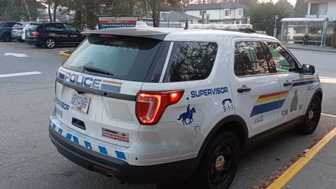 RCMP Response After Officer / Constable Murdered While On Duty Stock Footage 219447475