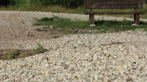 Rcoks and bench Stock-Footage 26300391