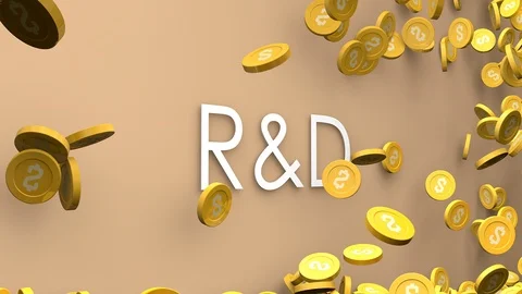 R&amp;D cost increasing animation. Stock Footage 106808848