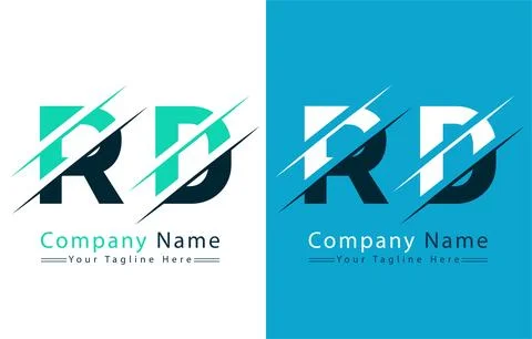 RD Letter Logo Vector Design Template Elements イラスト素材