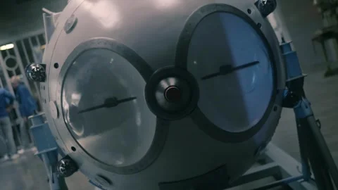 RDS-1 - the first Soviet aviation atomic bomb was implosion type with plutonium Stock Footage 323850341