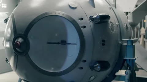 RDS-1 - the first Soviet aviation atomic bomb was implosion type with plutonium Stock Footage 323965141