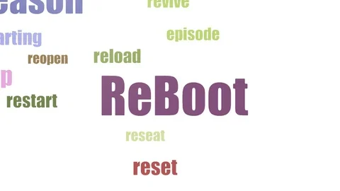 Re Boot Tag Cloud Animated Isolated Stock-Footage 103096465