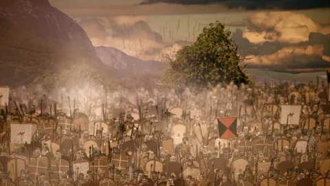 Re-enactment Ancient Greece Day Stock Video Pond5