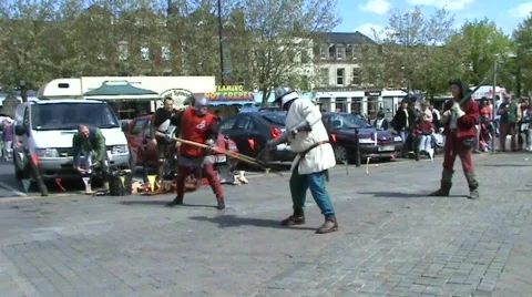 Re-enactment, pike fighting Vidéo 372094