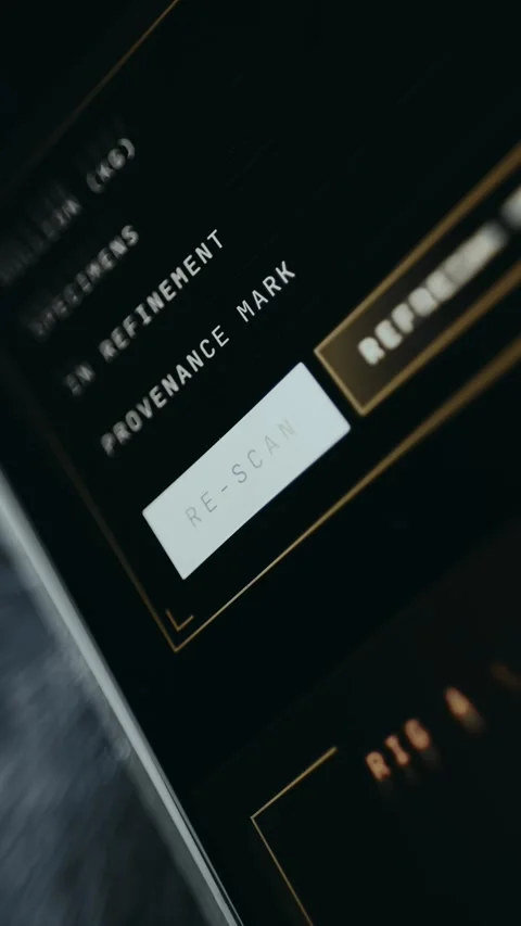 Re-Scan option selected on interface Stock Footage 334943327