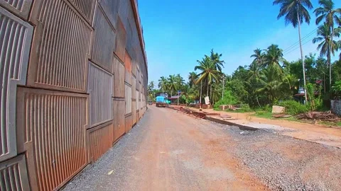 RE wall construction Stock Footage 159286741