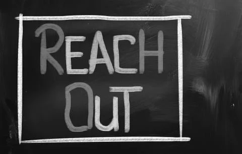 Reach out concept イラスト素材