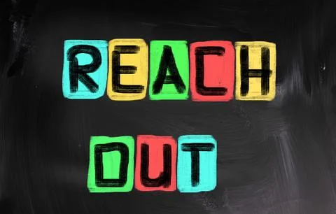 Reach Out Concept Stock-Illustration