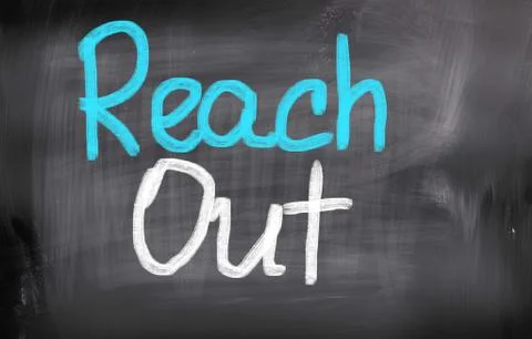 Reach Out Concept Illustrazione stock