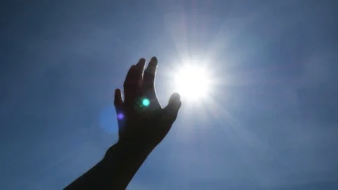 Reach to sun  Stock Footage 83740839